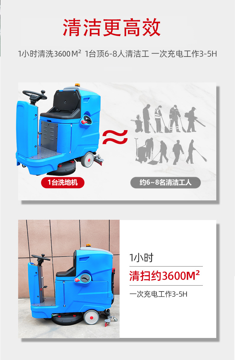 沙坪坝驾驶式洗地机更适合用在高铁站